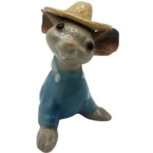 Vintage Hagen Renaker HTF Baby Country Mouse Miniature Figurine Mice